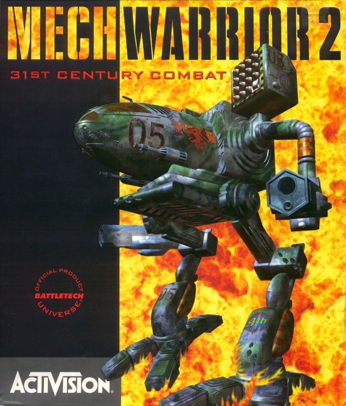 MechWarrior 2 box art for Sega Saturn